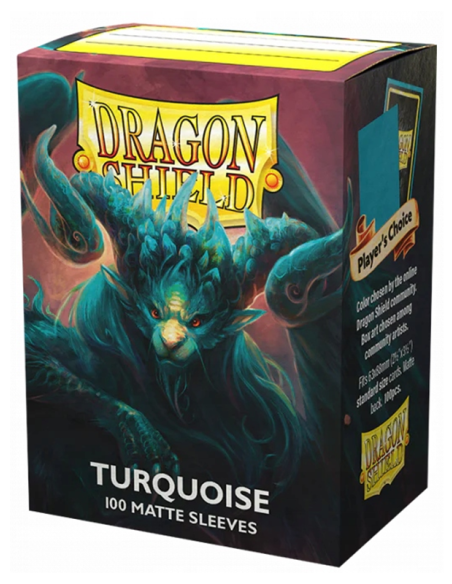 DRAGON SHIELD OBALY - TURQUOISE MATTE (100)