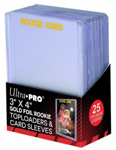 ULTRA PRO OBALY - Toploader 3" x 4" Rookie