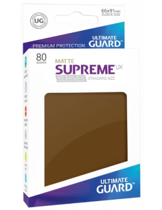 ULTIMATE GUARD: SUPREME UX Brown Matte (80)