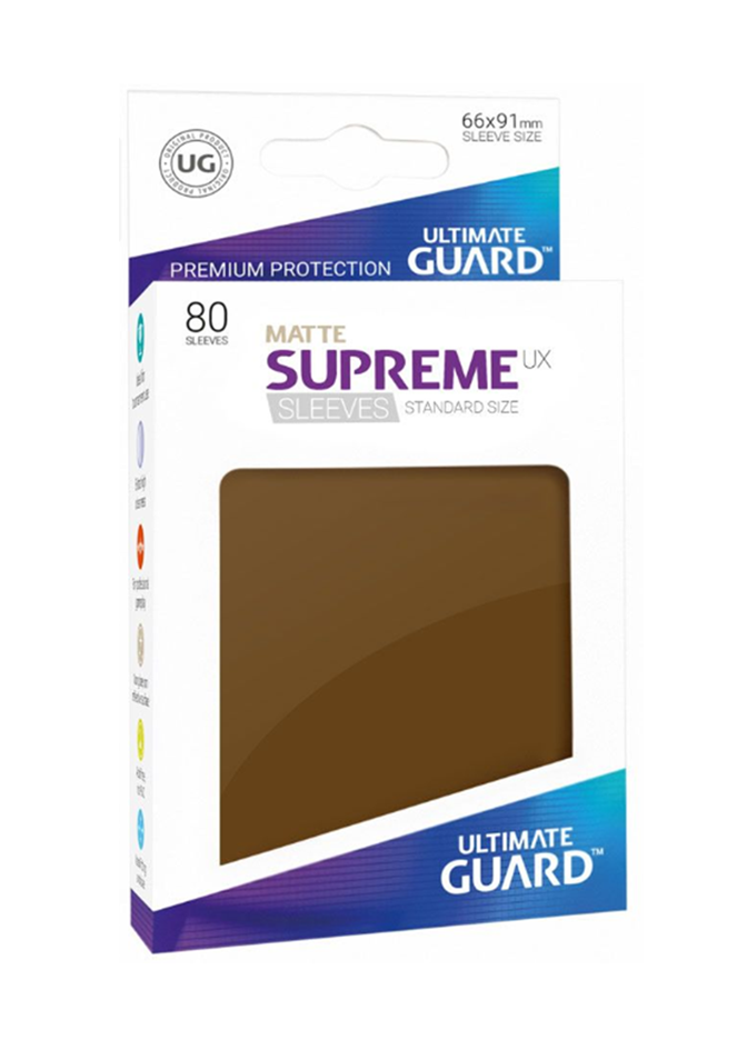 ULTIMATE GUARD: SUPREME UX Brown Matte (80)
