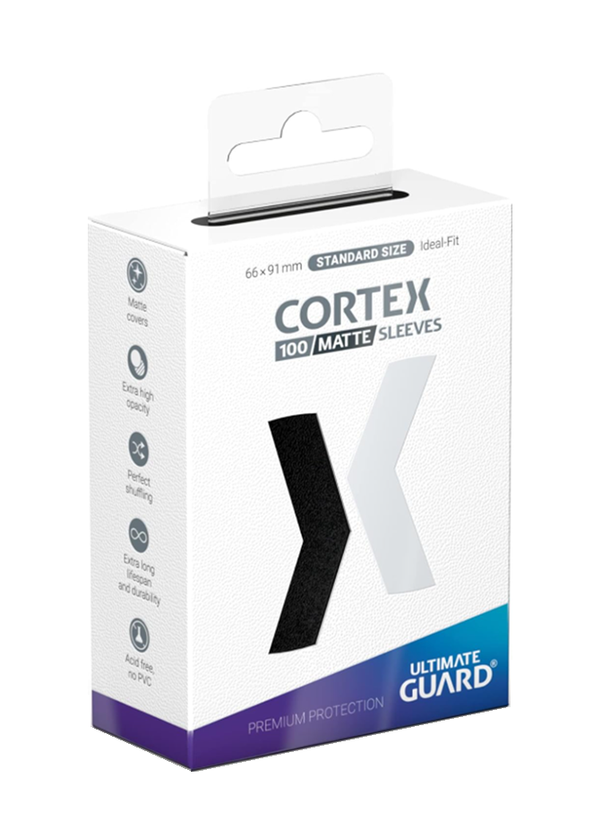 ULTIMATE GUARD: CORTEX Black Matte (100)