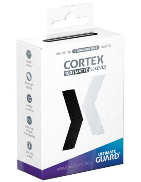 ULTIMATE GUARD: CORTEX Black Matte (100)