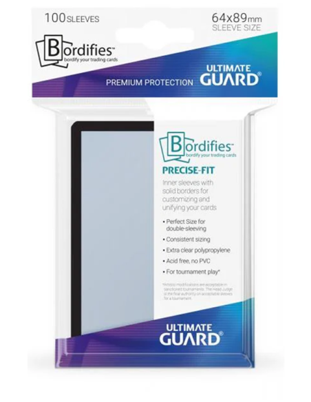 ULTIMATE GUARD: PRECISE-FIT Black (100)