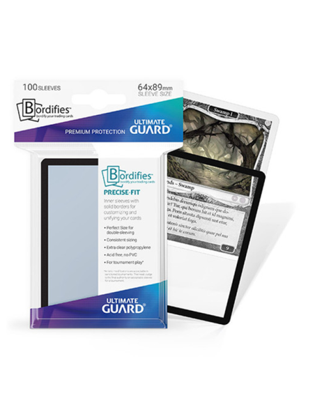 ULTIMATE GUARD: PRECISE-FIT Black (100)