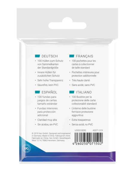 ULTIMATE GUARD: PRECISE-FIT Clear (100)