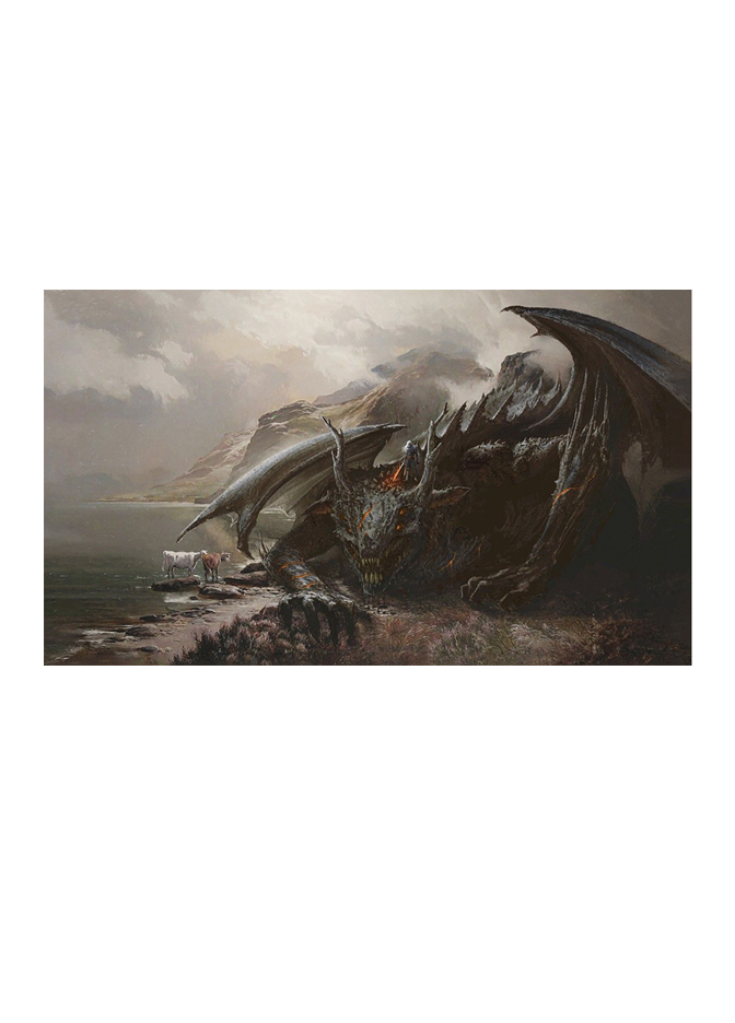 KRAKEN WARGAMES: Playmat - WOLF & DRAGON