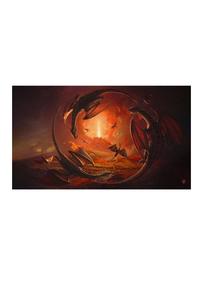 KRAKEN WARGAMES: Playmat - DRAGON SWARM