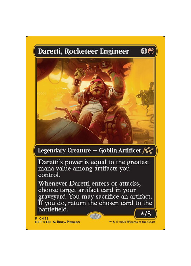 Daretti, Rocketeer Engineer - Foil