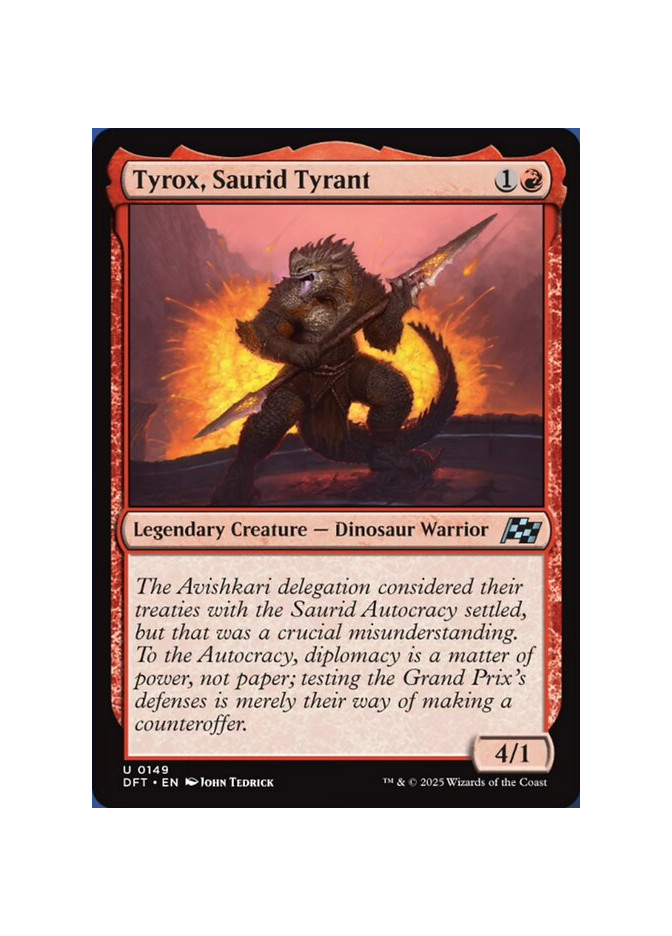Tyrox, Saurid Tyrant - Foil