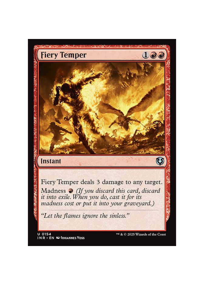 Fiery Temper - Foil
