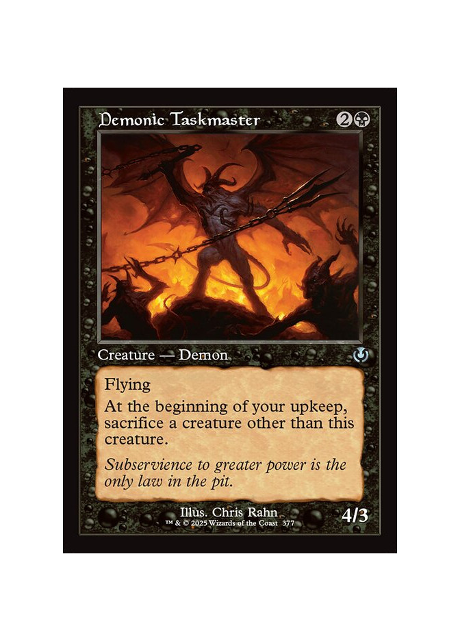 Demonic Taskmaster