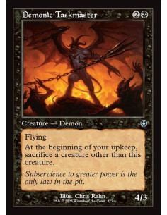 Demonic Taskmaster - Foil