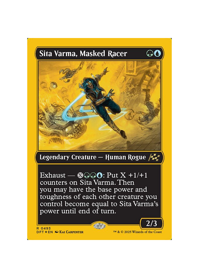 Sita Varma, Masked Racer - Foil