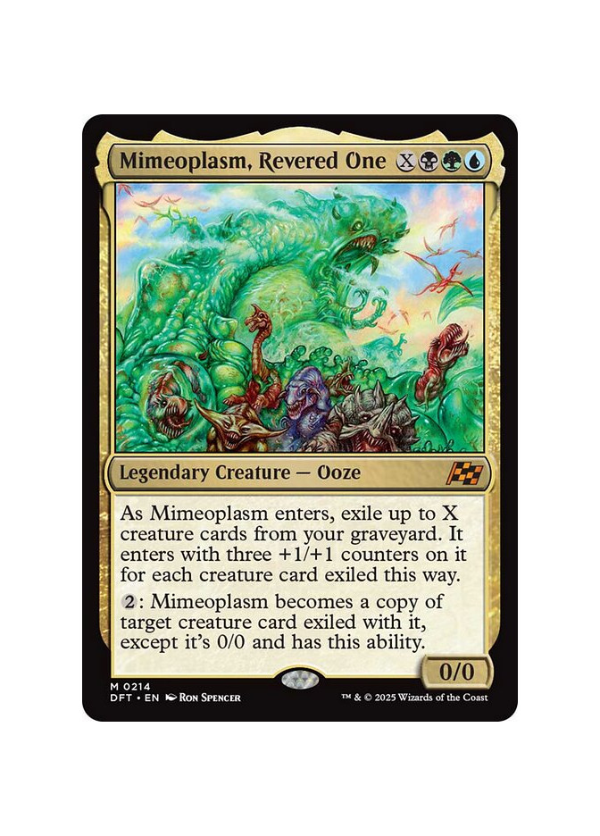 Mimeoplasm, Revered One - Foil