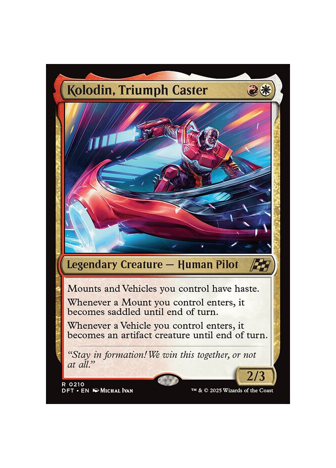 Kolodin, Triumph Caster