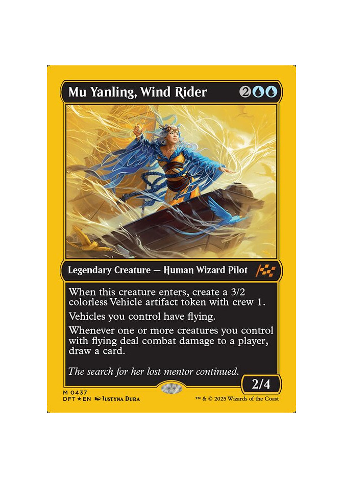 Mu Yanling, Wind Rider - Foil