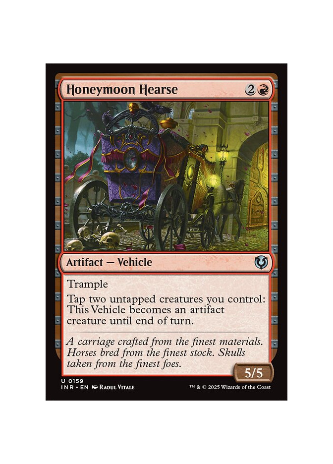 Honeymoon Hearse - Foil