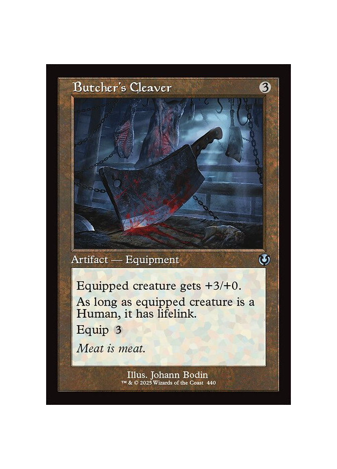 Butcher's Cleaver - Foil