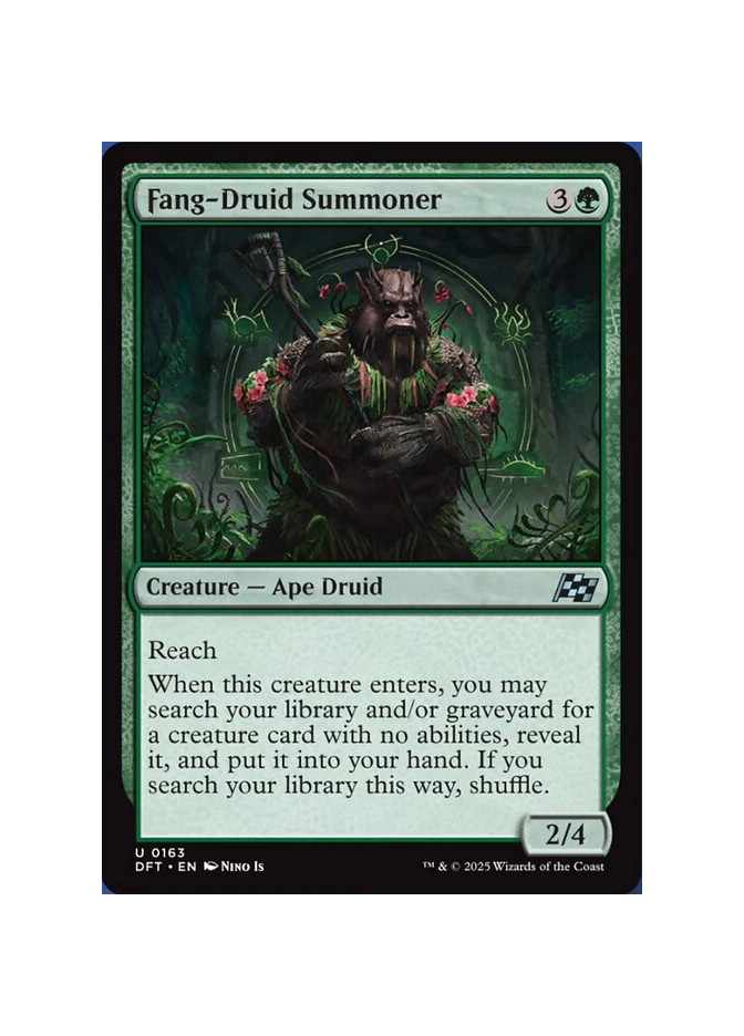 Fang-Druid Summoner - Foil