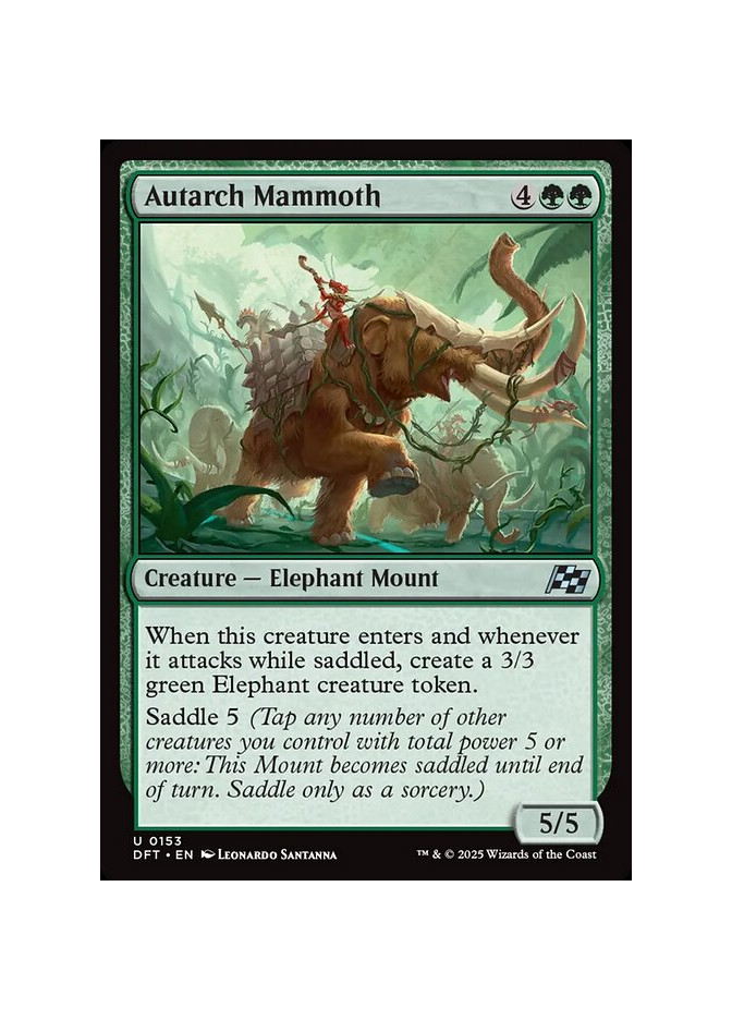 Autarch Mammoth - Foil