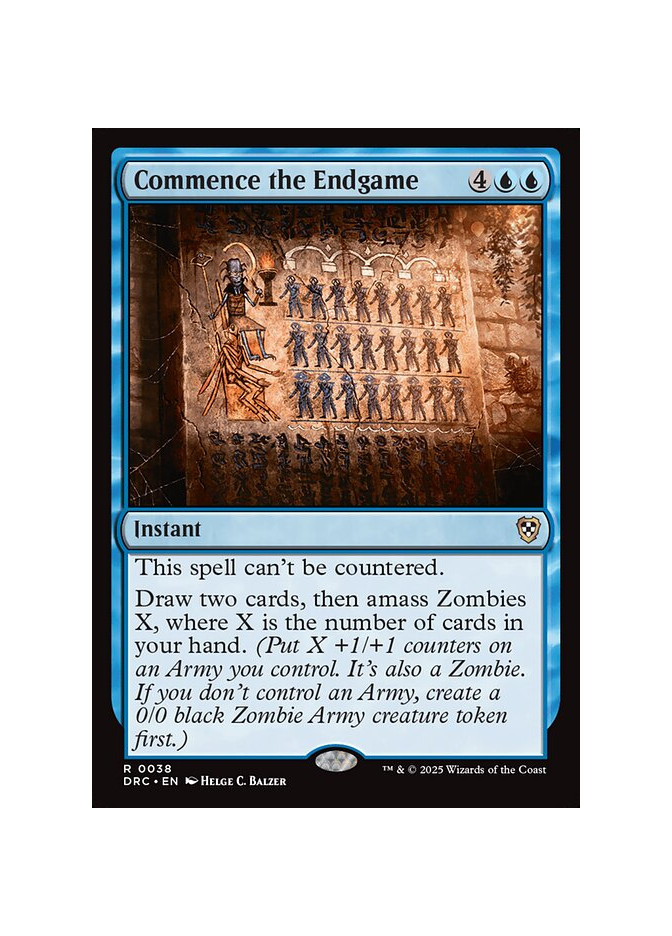 Commence the Endgame