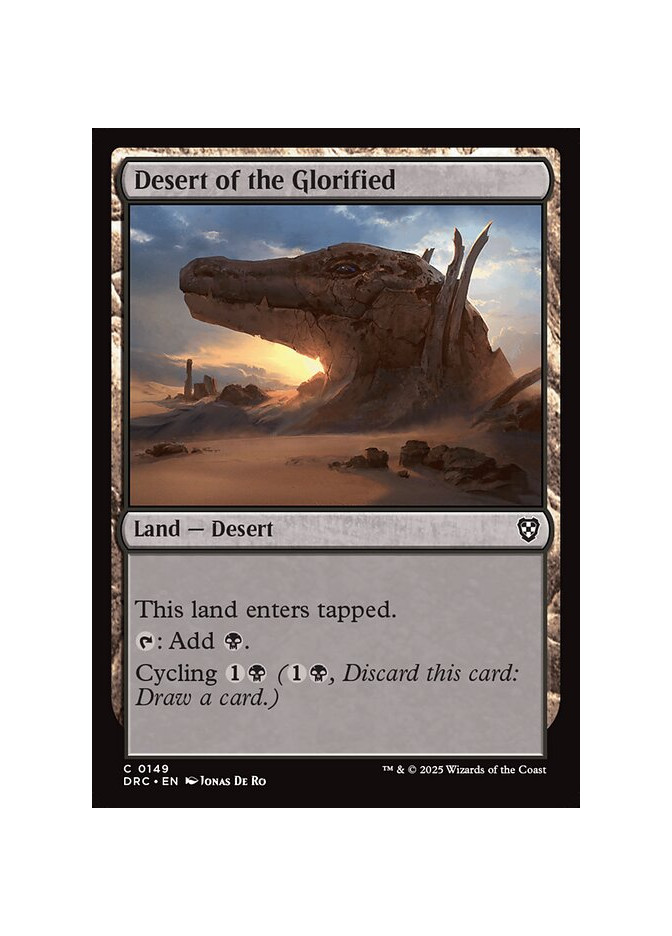 Desert of the Glorified