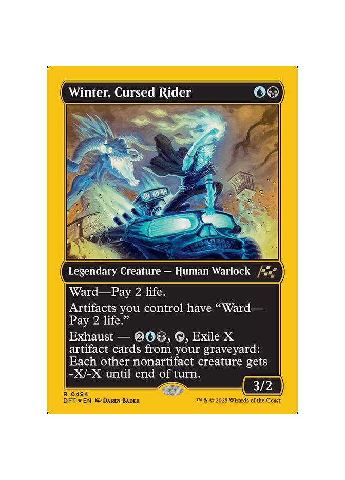 Winter, Cursed Rider - Foil