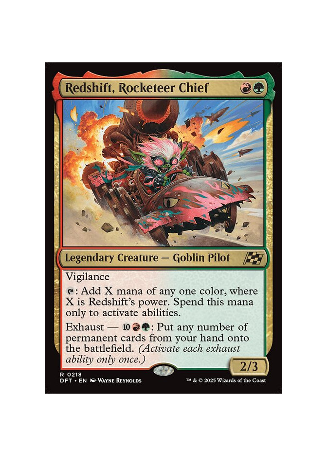 Redshift, Rocketeer Chief - Foil