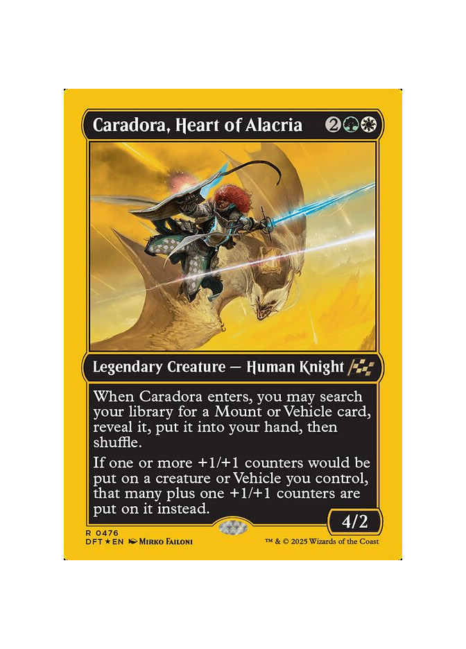 Caradora, Heart of Alacria - Foil