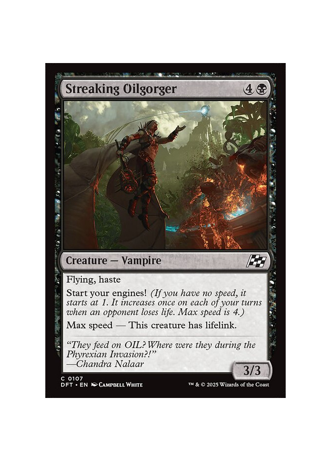 Streaking Oilgorger - Foil