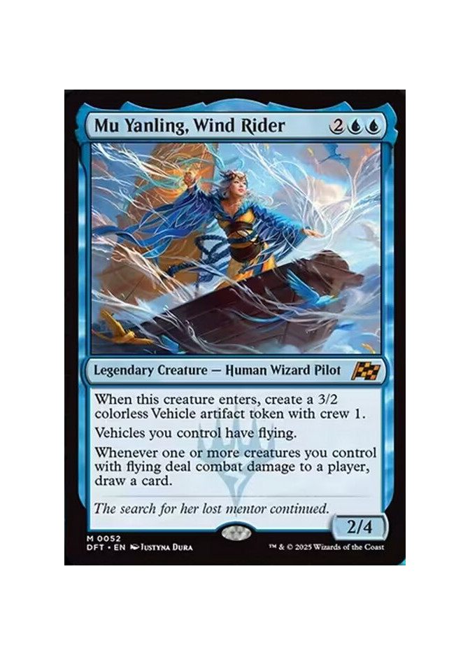 Mu Yanling, Wind Rider - Foil