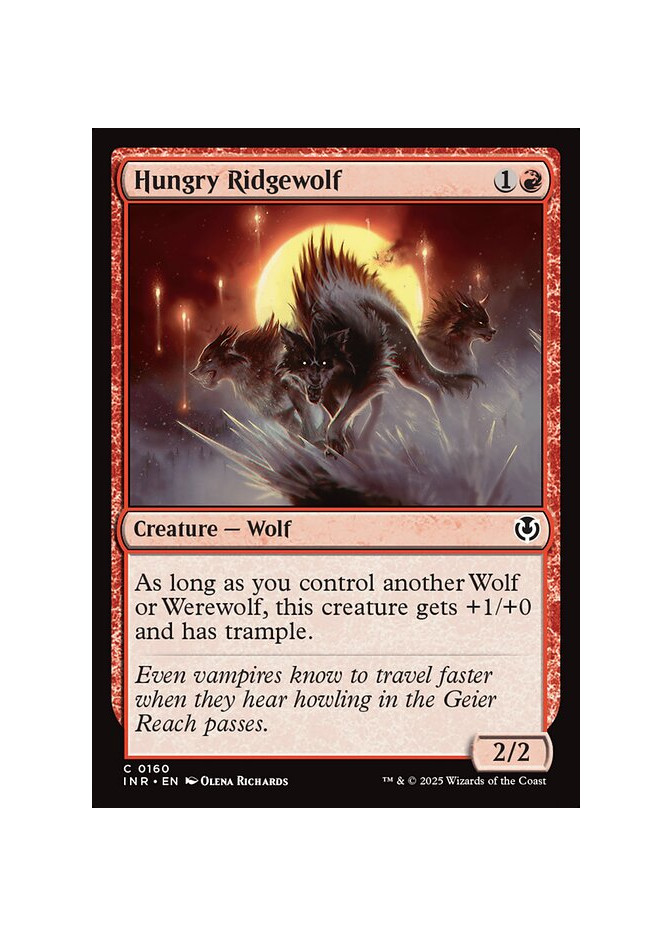 Hungry Ridgewolf - Foil