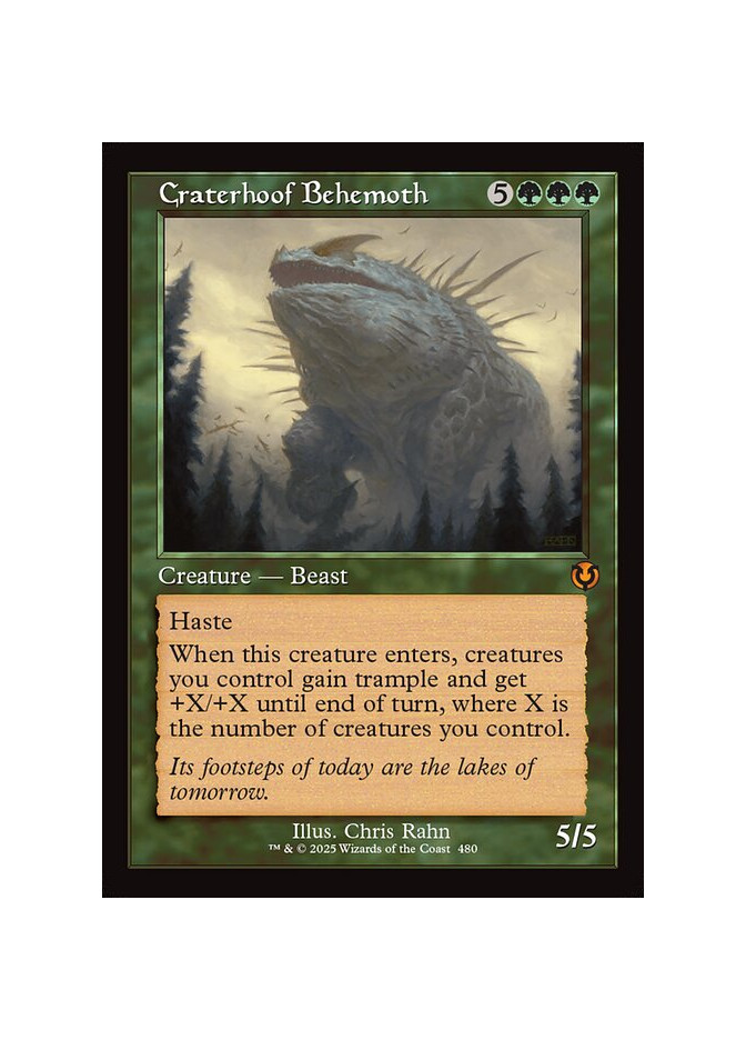 Craterhoof Behemoth - Foil
