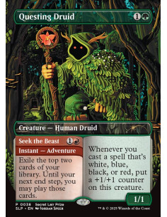 Questing Druid // Seek the Beast - Foil