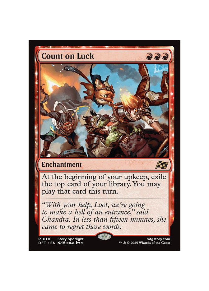 Count on Luck - Foil