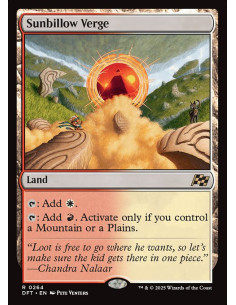 Sunbillow Verge - Foil