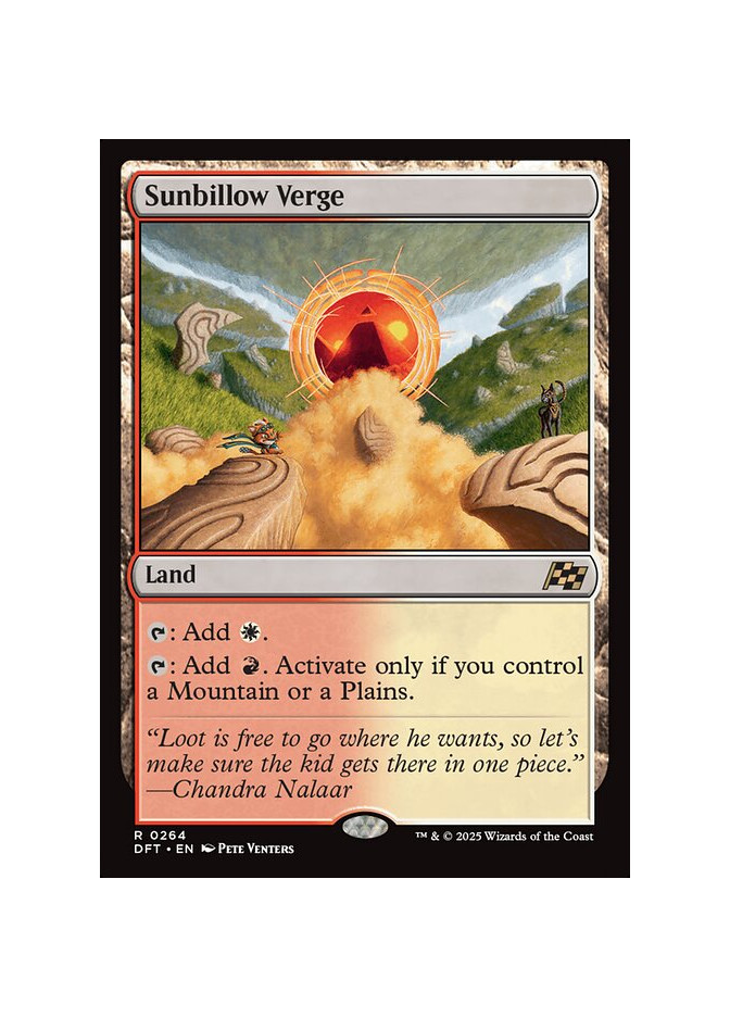 Sunbillow Verge - Foil