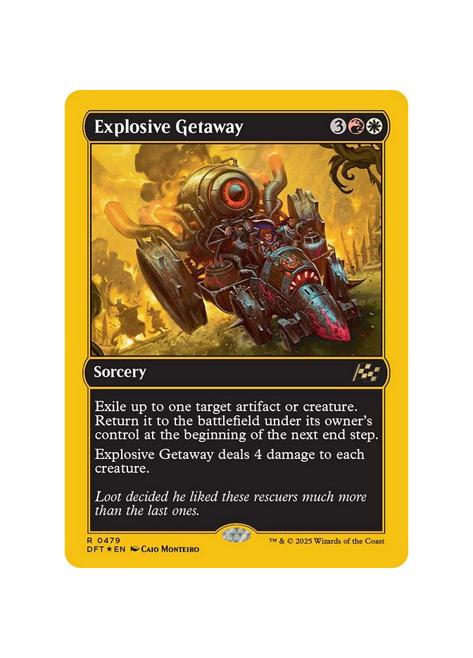 Explosive Getaway - Foil