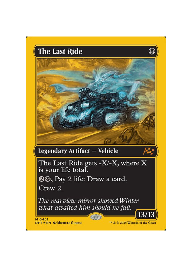 The Last Ride - Foil