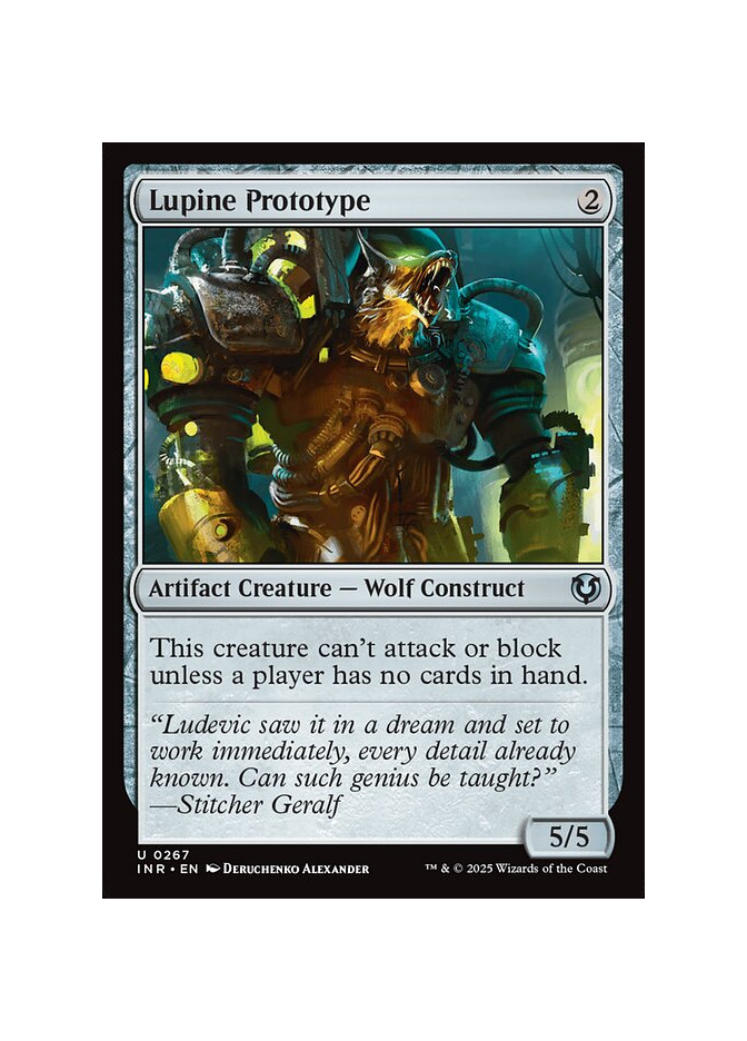 Lupine Prototype - Foil