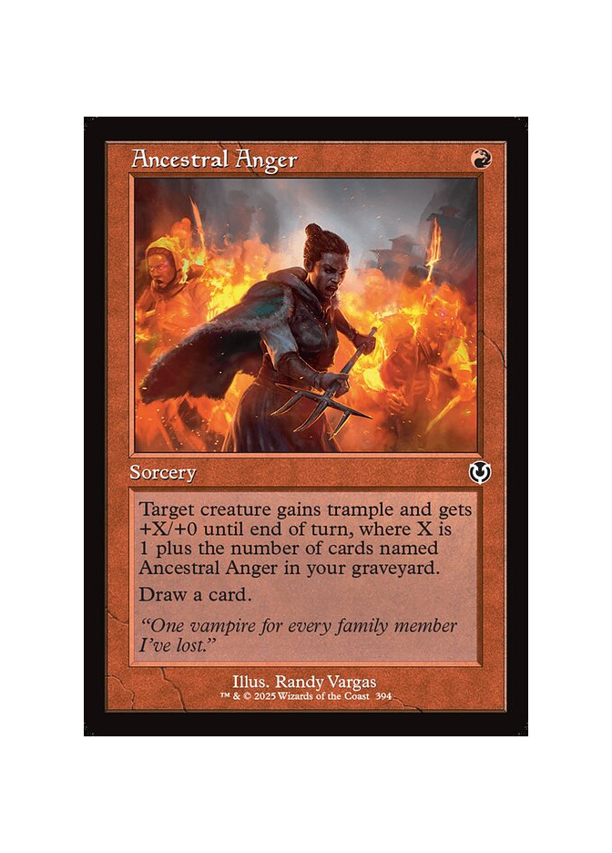 Ancestral Anger - Foil
