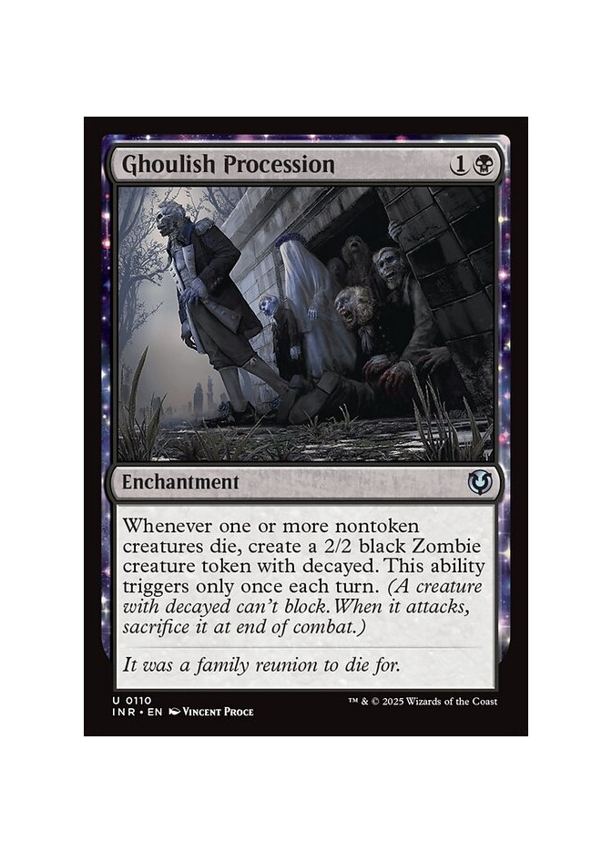 Ghoulish Procession - Foil