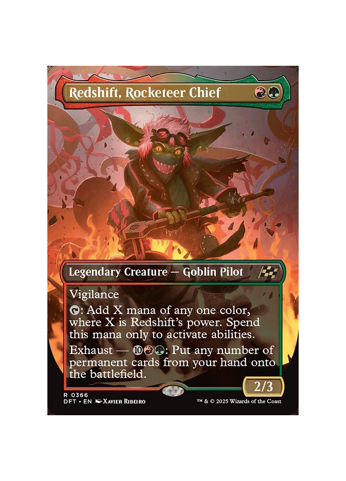 Redshift, Rocketeer Chief