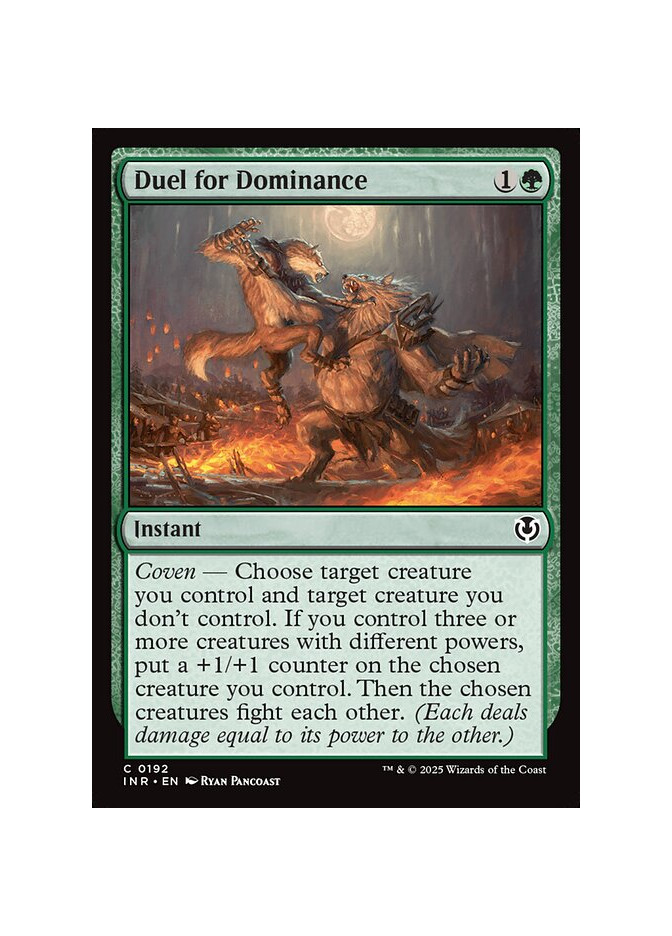 Duel for Dominance - Foil