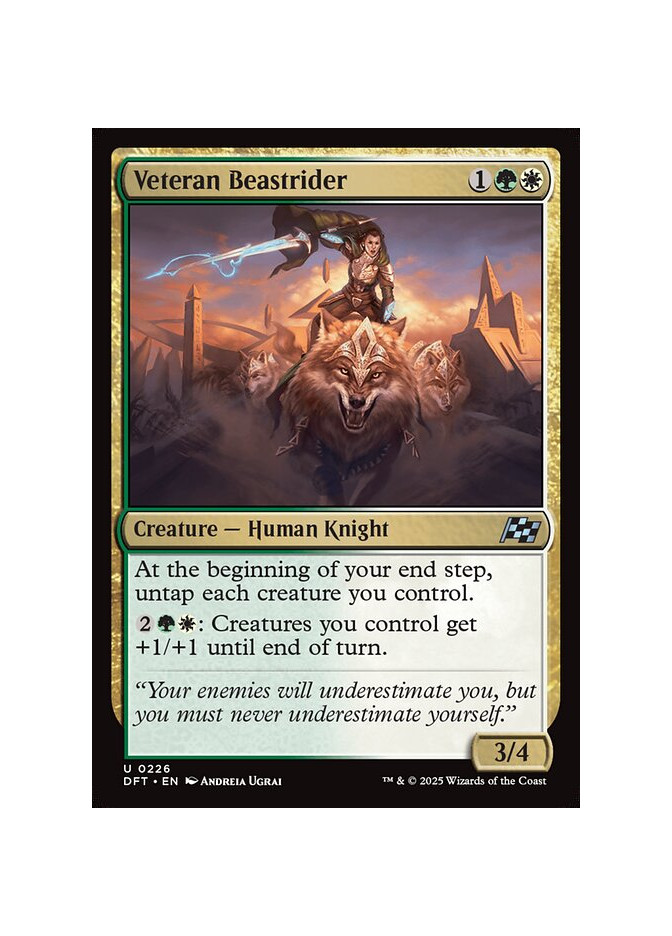 Veteran Beastrider - Foil