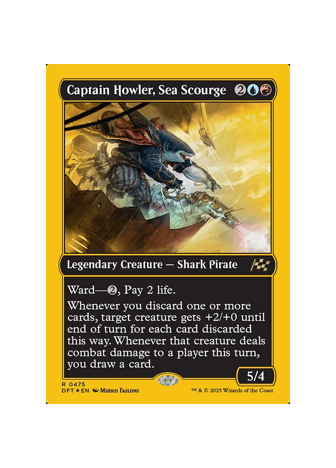 Captain Howler, Sea Scourge - Foil