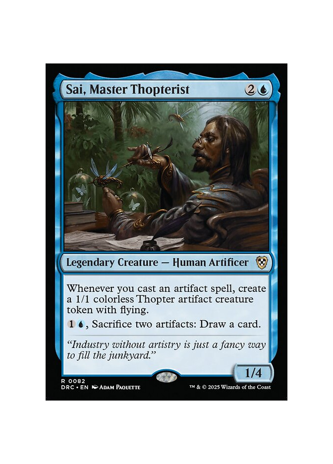 Sai, Master Thopterist