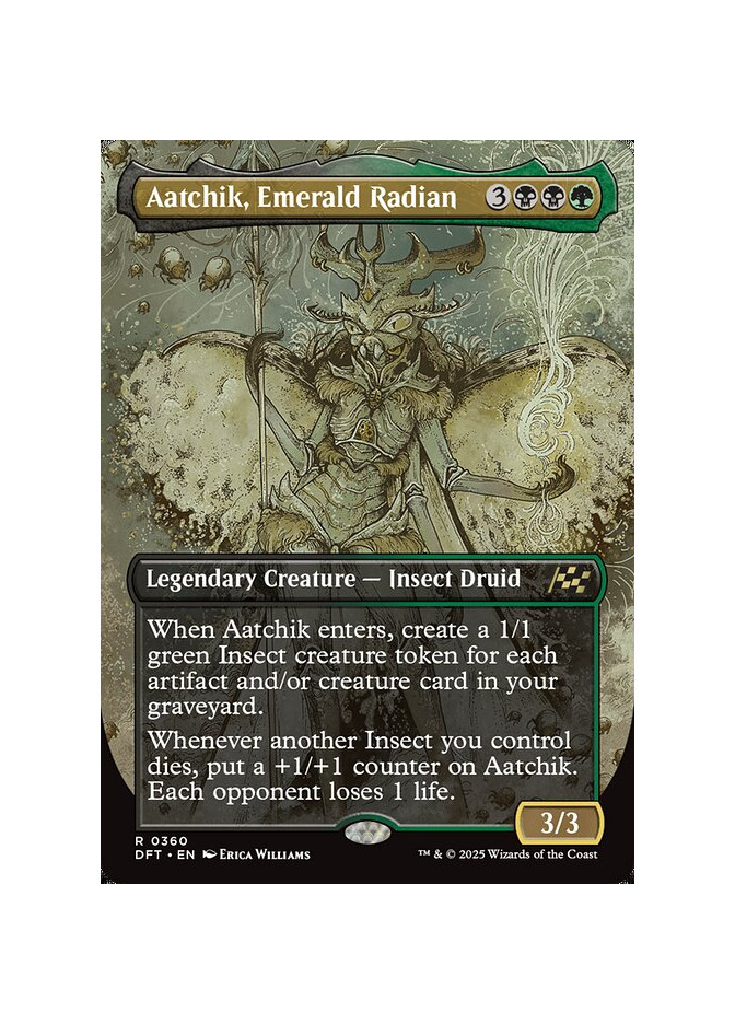 Aatchik, Emerald Radian - Foil
