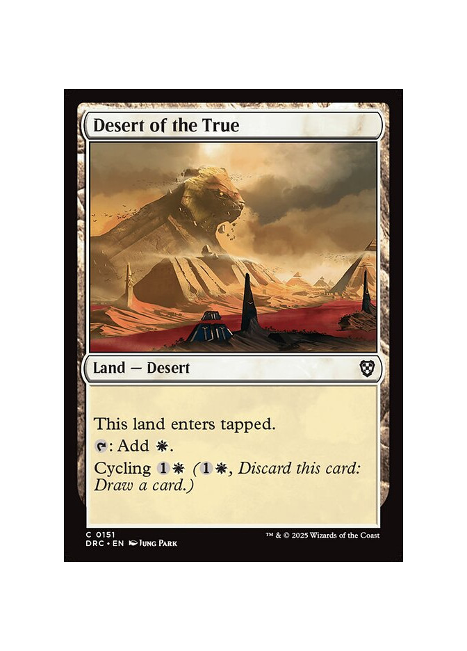 Desert of the True