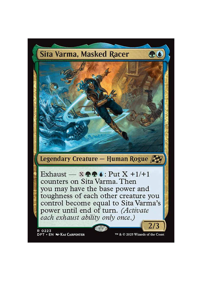 Sita Varma, Masked Racer